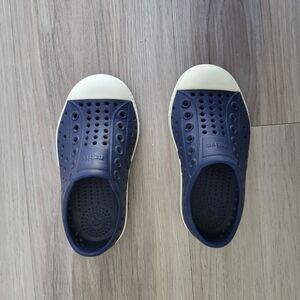 Native Kids Navy Blue Slip-On Shoes.
